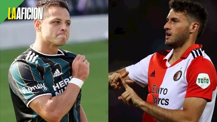 Chicharito felicita a Santiago Giménez: no competimos entre mexicanos