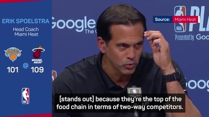 'Top of the food chain' - Butler and Adebayo guide Heat to victory