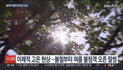 일찍 찾아온 여름 불청객…고농도 오존 주의