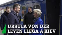 Von der Leyen celebra el Día de Europa con Zelenski en Ucrania