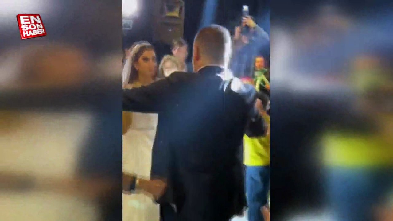 Gelinden düğünde olay hareket: Damadı sağa sola bakma diye uyardı