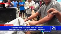 El Agustino: capturan a delincuentes que asaltaron a obreros