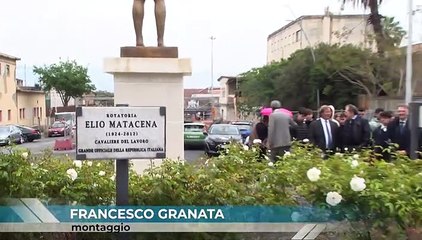 Intitolata a "Elio Matacea" la rotatoria di via Santa Cecilia