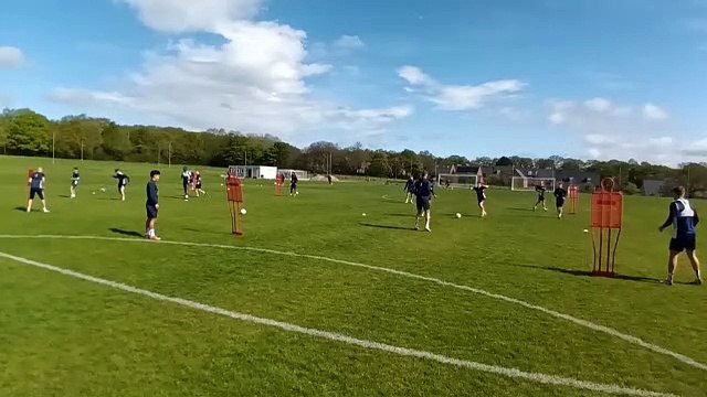 FC Halifax Town in training