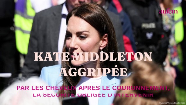 Kate Middleton agrippée par les cheveux après le couronnement, la sécurité obligée d'intervenir