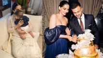Sonam Kapoor Son Vayu के साथ First Time Marriage Anniversary Celebration Cute Video | Boldsky