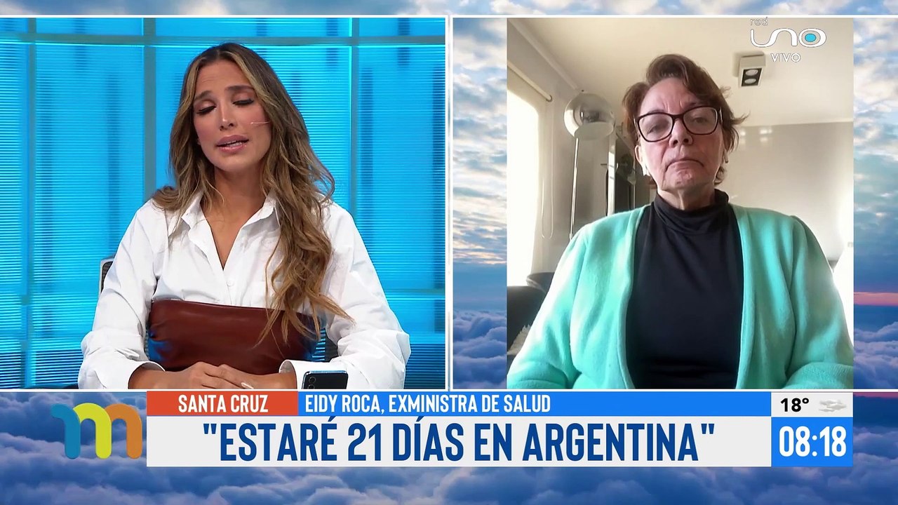 Exministra Roca, ya recibe tratamiento médico en Argentina a la esclerosis degenerativa que padece