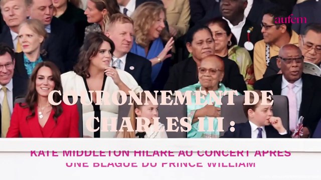 Couronnement de Charles III : Kate Middleton hilare au concert après une blague du prince William