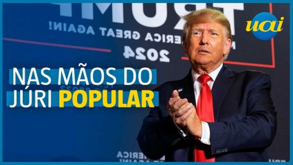 Alegações do julgamento contra Trump por estupro terminam