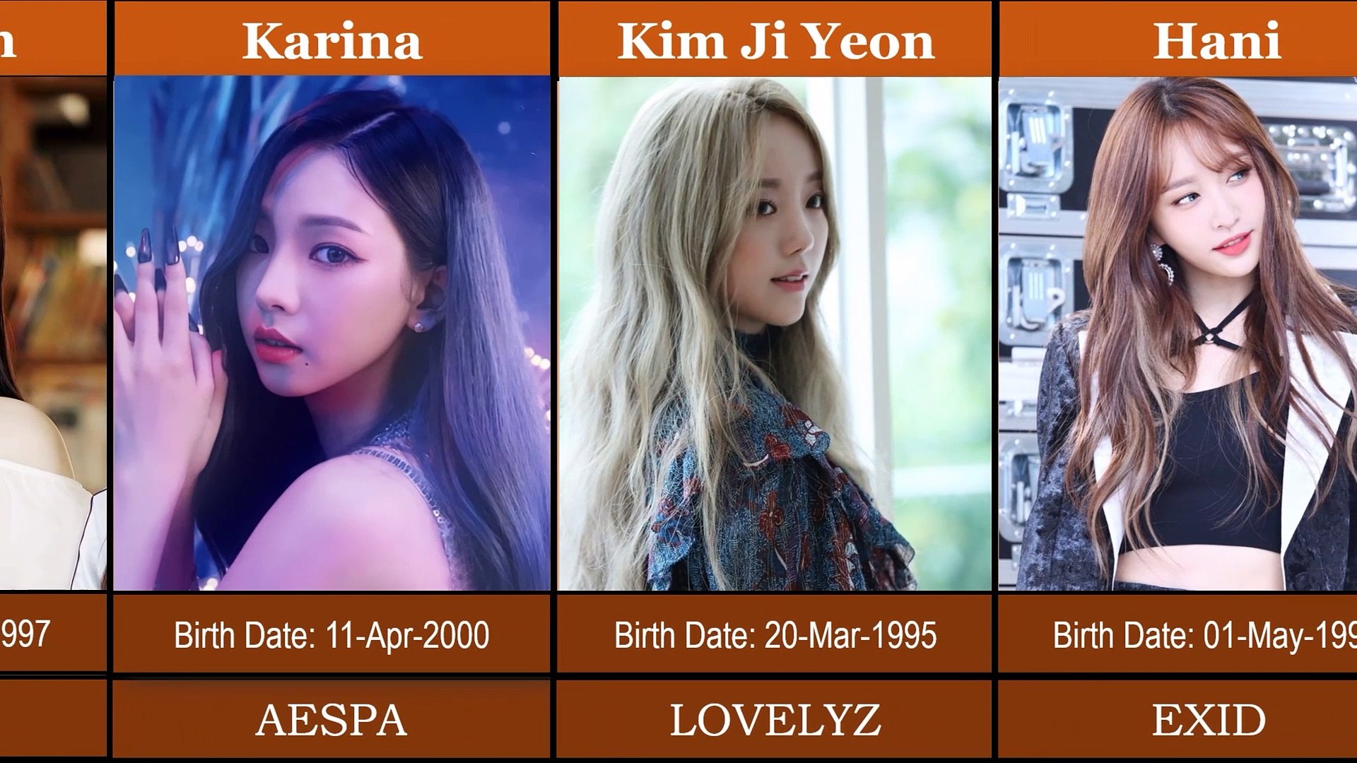 ⁣Most Beautiful Female K-pop Idols
