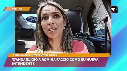 Romina Faccio, comentó que su mayor desafío como intendente de Wanda es llevar la universidad pública a la localidad