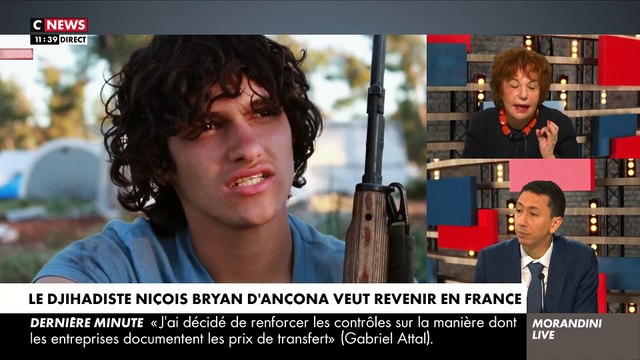 Faut-il rapatrier en France le jeune djihadiste niçois Bryan d’Ancona ? Regardez le vif débat dans Morandini Live où LR et RN disent non face à la majorité et aux écolos qui disent oui - VIDEO