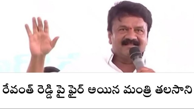 రేవంత్ రెడ్డిపై ఫైర్ అయిన మంత్రి తలసాని
