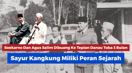 Soekarno Dan Agus Salim Dibuang Ke Tepian Danau Toba 3 Bulan Sayur Kangkung Miliki Peran Sejarah