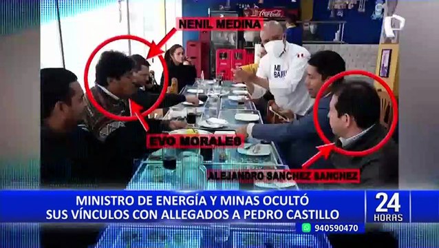 Ministro de Energía y Minas ocultó sus vínculos con allegados a Pedro Castillo