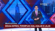 Viral di Media Sosial, Perempuan Ugal-ugalan di Jalan Raya Ponorogo, Diduga Alami Depresi