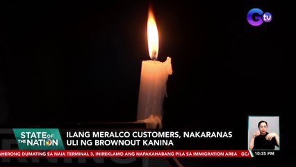 11 oras na brownout, naranasan sa ilang bahagi ng Baguio City at Benguet | SONA