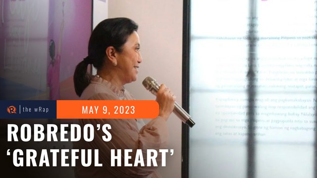A year after elections, Robredo reminisces about presidential bid with a ‘grateful heart’