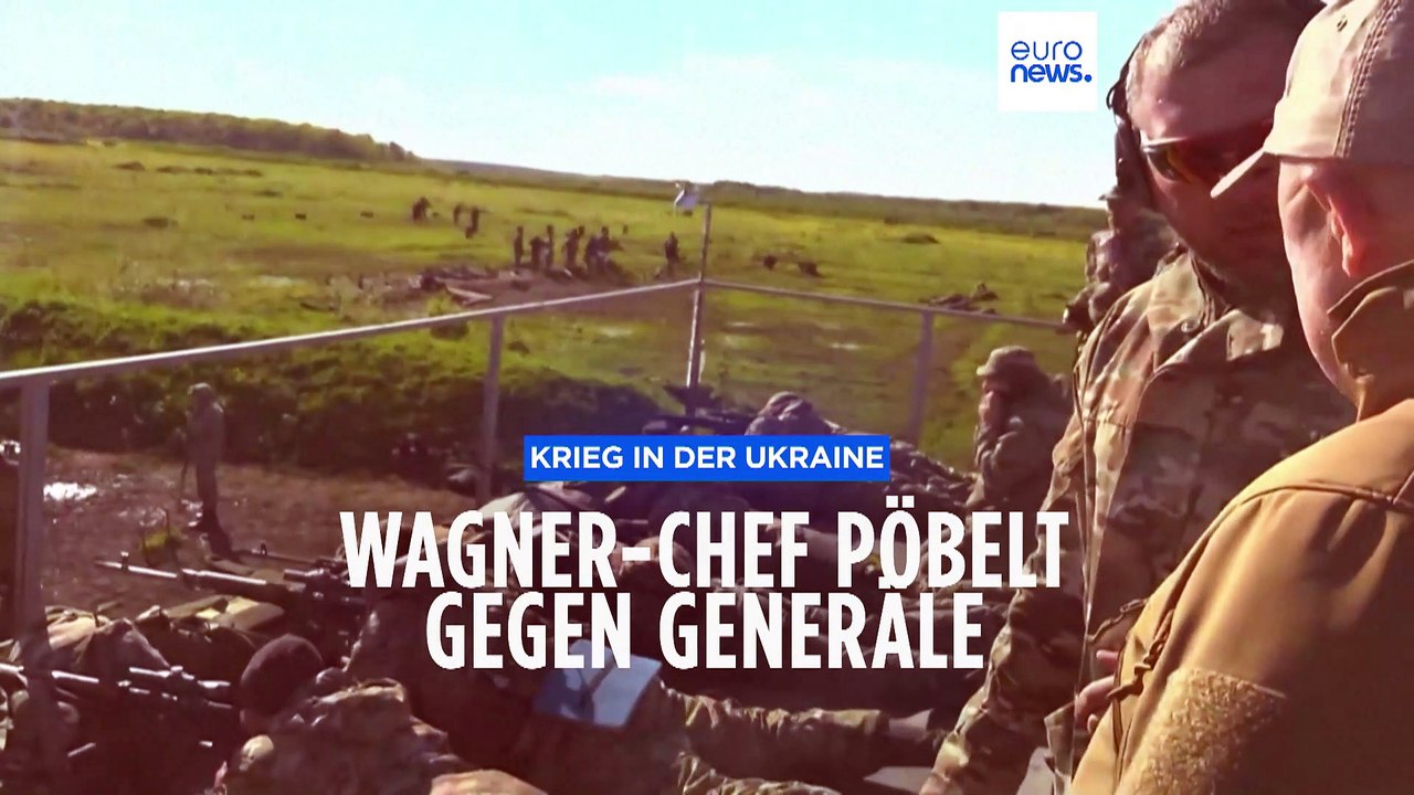'Arsch aufreißen' - Wagner Chef Prigoschin pöbelt gegen Generäle