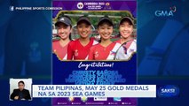 Team Pilipinas, may 25 gold medals na sa 2023 SEA Games | Saksi