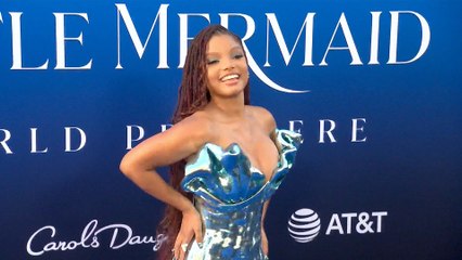 Disney's The Little Mermaid World Premiere with Halle Bailey