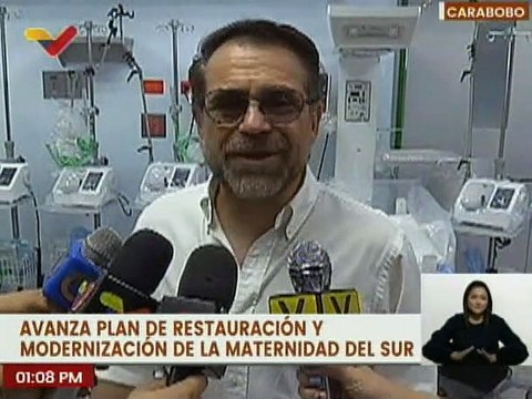 Gob. Rafael Lacava supervisó los equipos médicos de la Maternidad del Sur en el edo. Carabobo