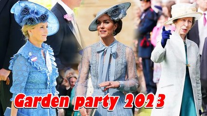 Catherine, Anne and Sophie host the Buckingham garden party after the Coronation