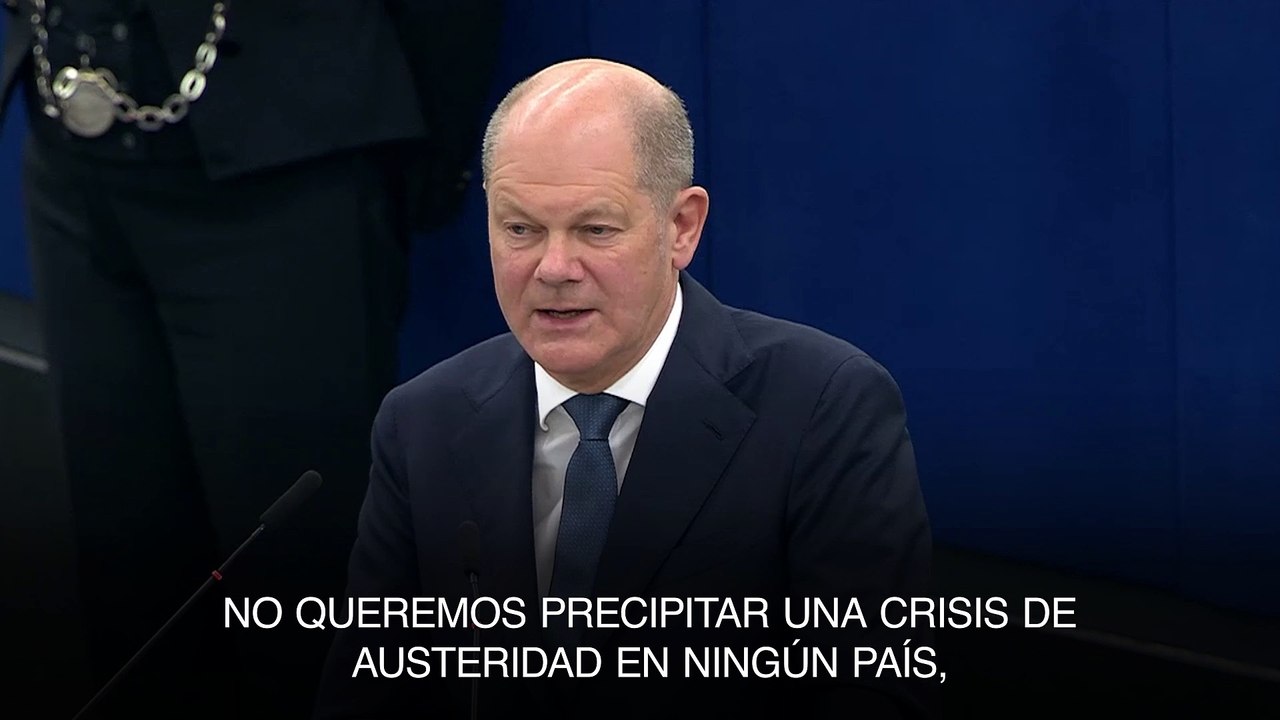 Scholz exige reglas fiscales duras: "La deuda exacerba las crisis, no las resuelve"