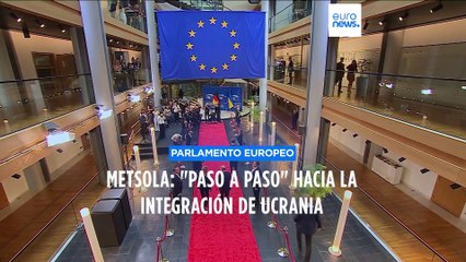 Metsola defiende que la UE debe trabajar para cumplir las expectativas de integración de Ucrania