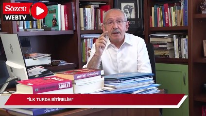 "İlk turda bitirelim"