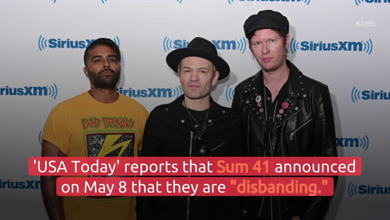 Oh No! Sum 41 Is Breaking Up