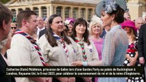 PJHOTOS Kate Middleton dégaine un imposant chapeau : garden party so chic à Buckingham avec William