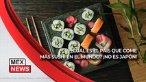 ¿CUÁL ES EL PAÍS QUE COME MÁS SUSHI EN EL MUNDO? ¡NO ES JAPÓN!