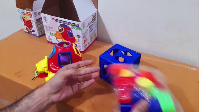 Unboxing and Review of Ratnas Lion Shape sorter 2 in 1 and Shape Sorter Cube Junior