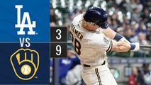 Resumen Dodgers de Los Ángeles vs Cerveceros de Milwaukee | MLB 08-05-2023