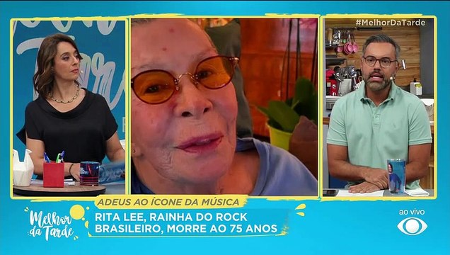 Rita Lee morre aos 75 anos em São Paulo | Melhor da Tarde 09/05/2023 15:48:28