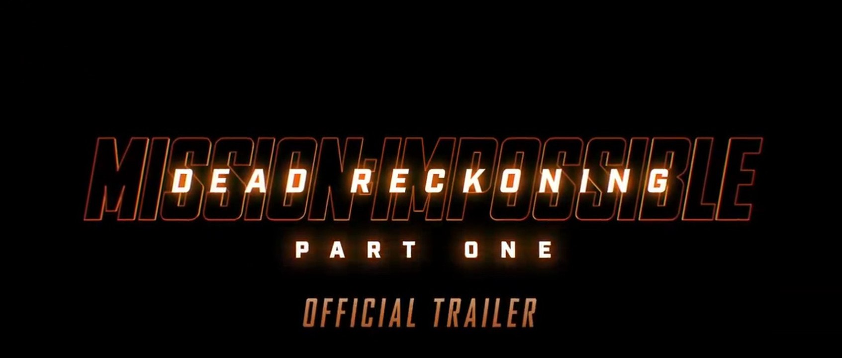 Mission: Impossible – Dead Reckoning Part One | Official Teaser Trailer (2023 Movie) - Tom Cruise