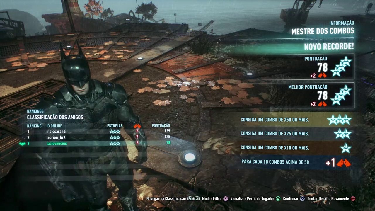 AR Challenges - Combo Master - 3 stars - Batman: Arkham Knight