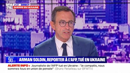 Journaliste tué en Ukraine: "Je compatis, nous sommes tous en union de pensée" dit Bruno Retailleau (LR)