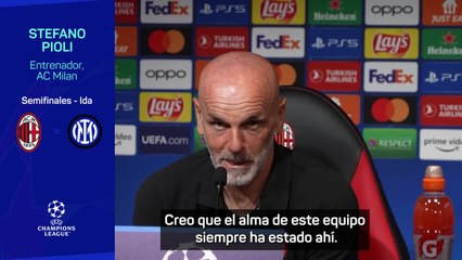 Pioli: "Debemos vivir con felicidad este momento"