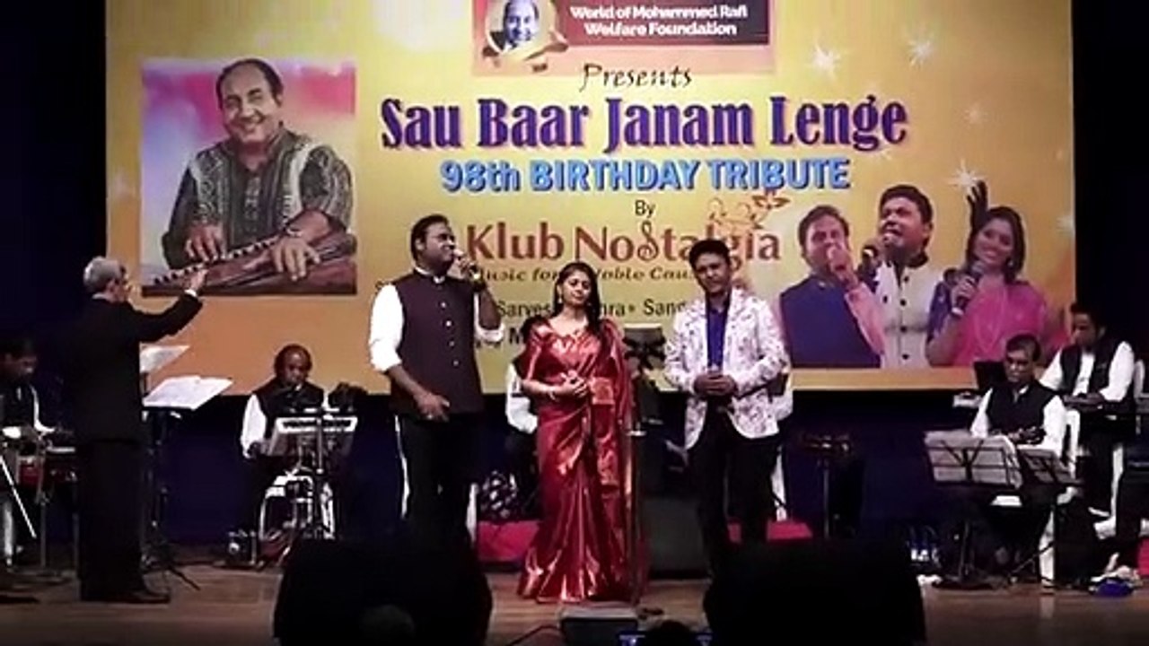 Sau baar janam lenge // Prasan Rao , Sarvesh Mishra and Sangeeta Melekar live cover song