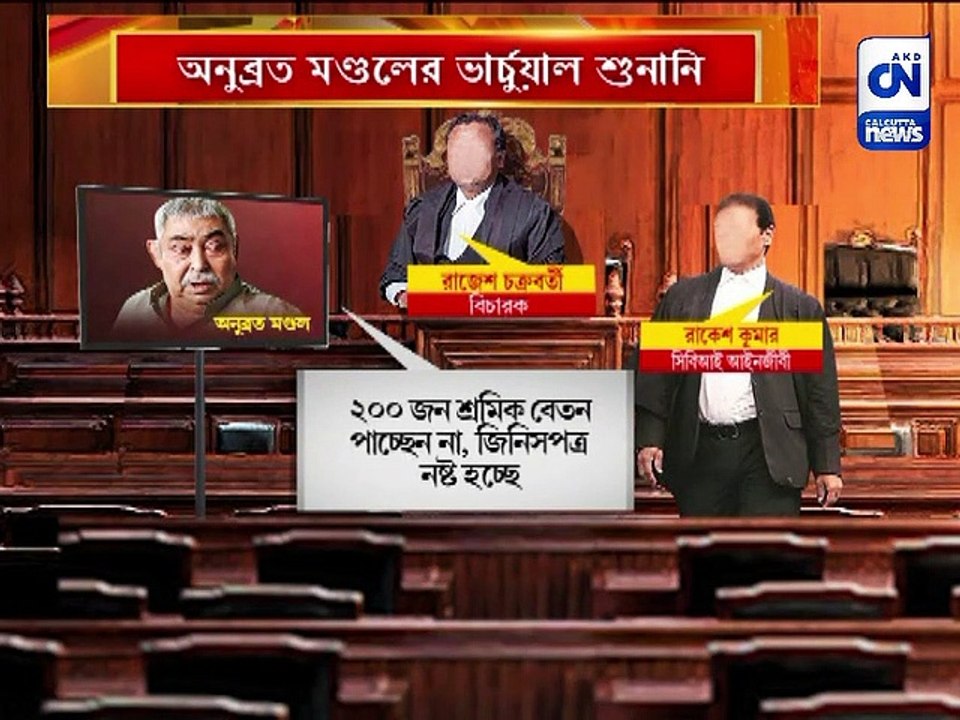 অনুব্রত মণ্ডলের ভার্চুয়াল শুনানি