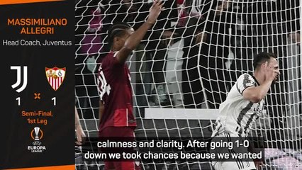 Allegri confident of progress after Juve draw with Sevilla