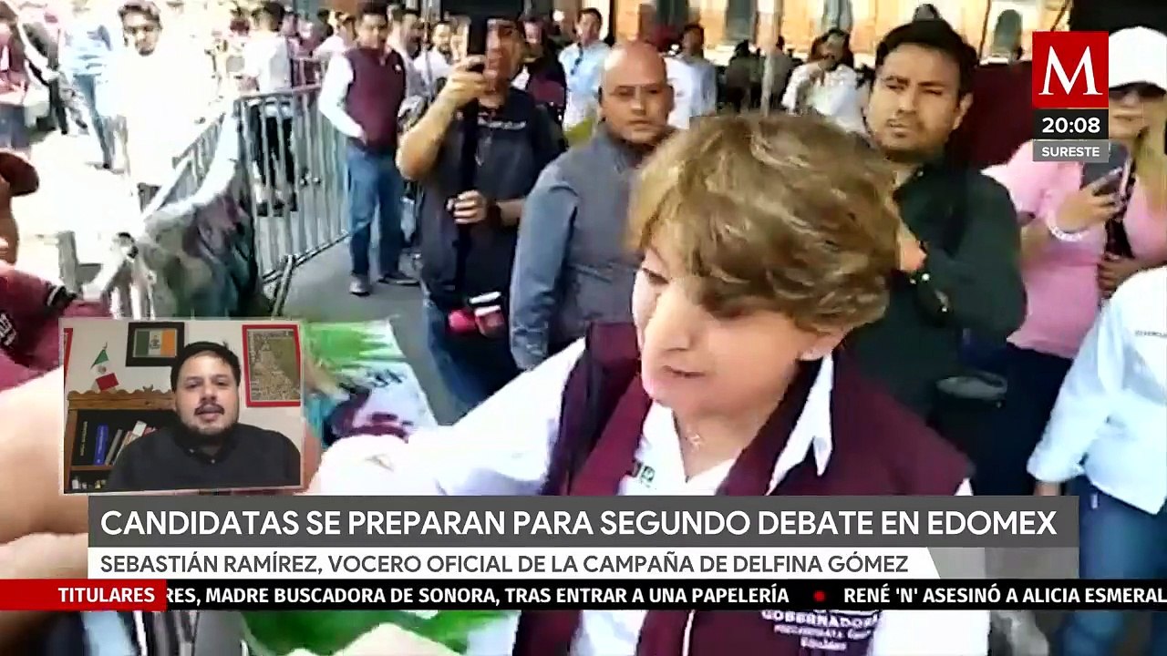 Vocero de Delfina Gómez confirma la asistencia de la candidata para el segundo debate; Edomex