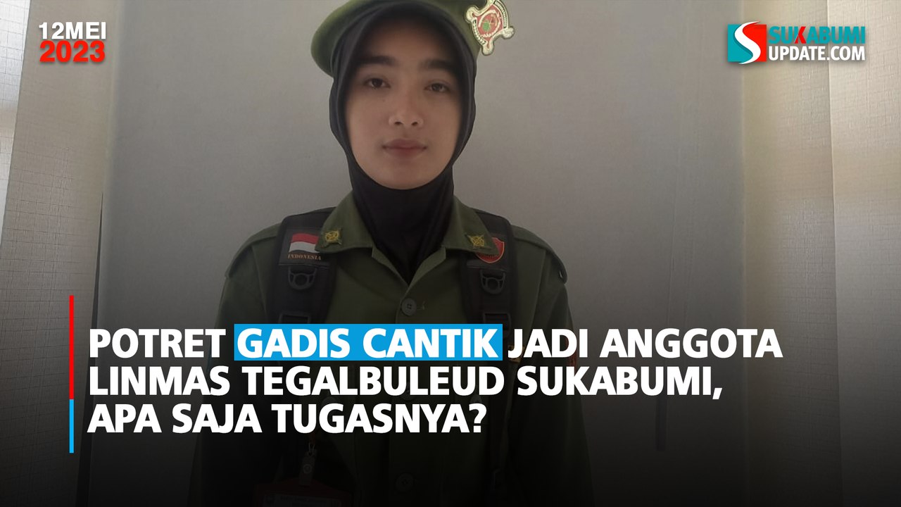 Potret Gadis Cantik Jadi Anggota Linmas Tegalbuleud Sukabumi, Apa Saja Tugasnya?