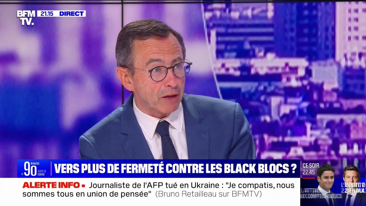 Loi anti-casseurs: "Les Black Blocs viennent pour tuer du flic" estime Bruno Retailleau (LR)
