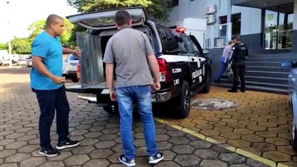 Скачать видео: Suspeitos de furto qualificado em Cascavel são presos pelo GDE em Foz do Iguaçu