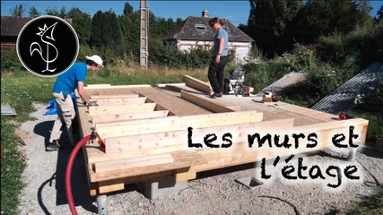 Decoupe de la structure des murs et du plancher du 1er etage