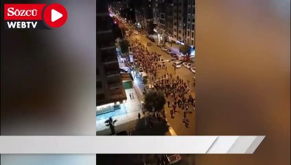 İzmir'de demokrasi yürüyüşü