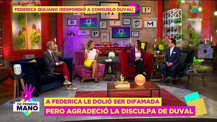 ¡Federica Quijano responde a DISCULPA pública de Consuelo Duval!